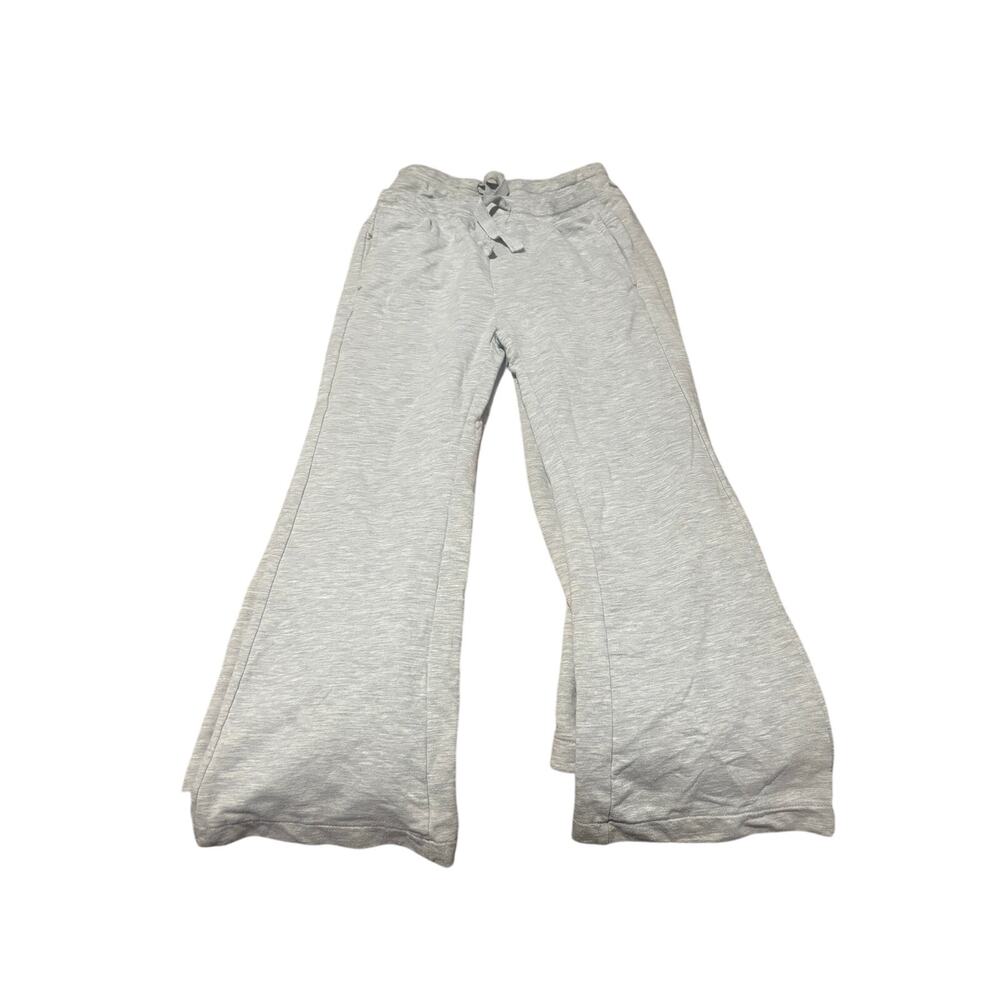 Zella M kick flare grey sweatpants duo of same pockets soft comfortable guc